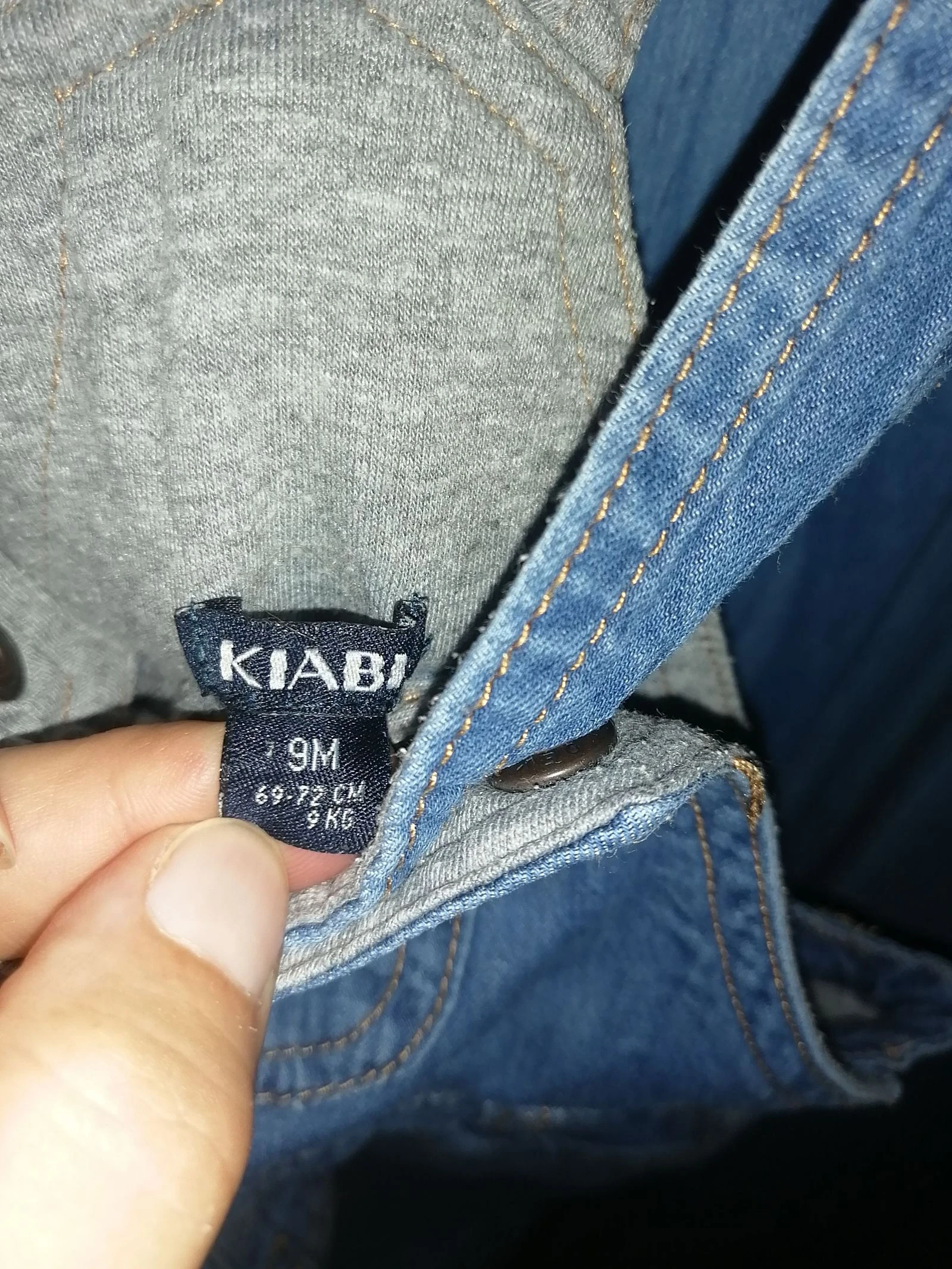 Jeansoverall Kiabi 9 maanden meisje – photo 3